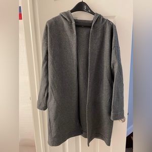 Grey MUJI Jersey duster cardigan